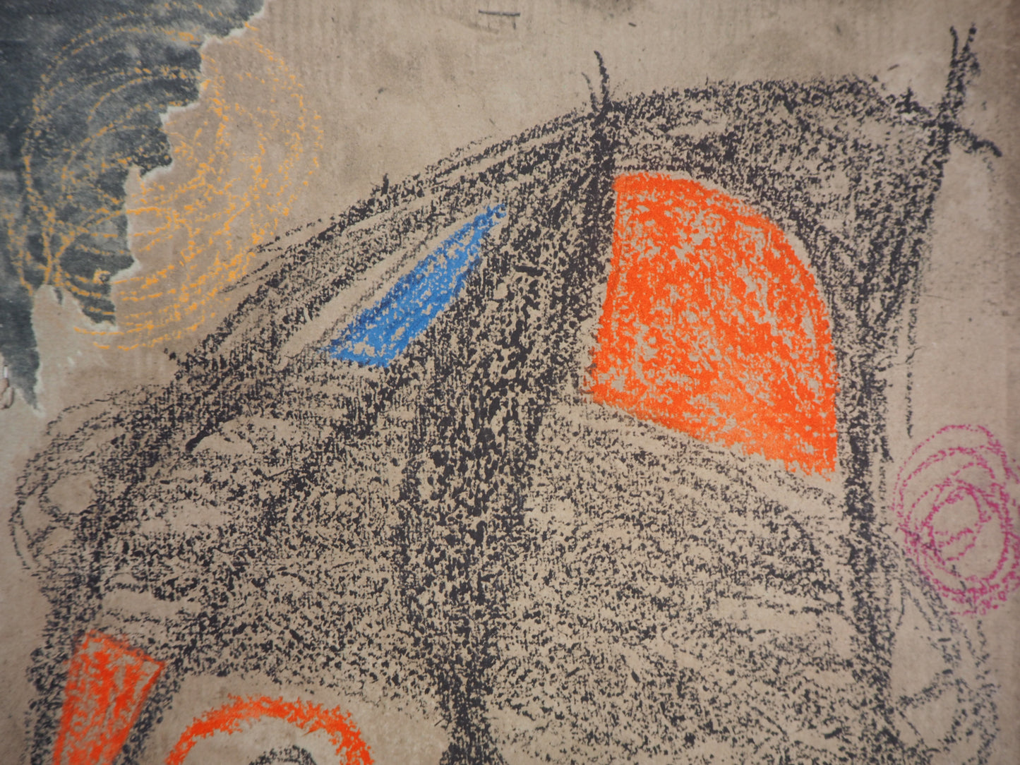 Joan MIRO : Personnage surréaliste - Lithographie signée