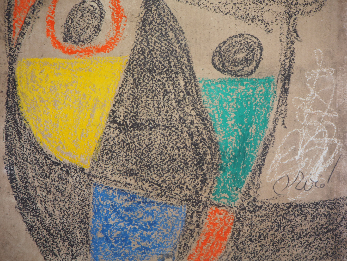 Joan MIRO : Personnage surréaliste - Lithographie signée