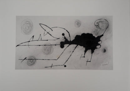 Joan MIRO : Chien surréaliste - Lithographie signée