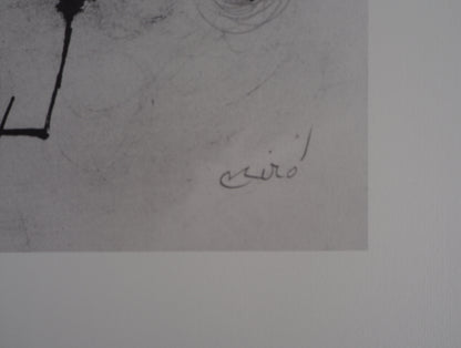 Joan MIRO : Chien surréaliste - Lithographie signée