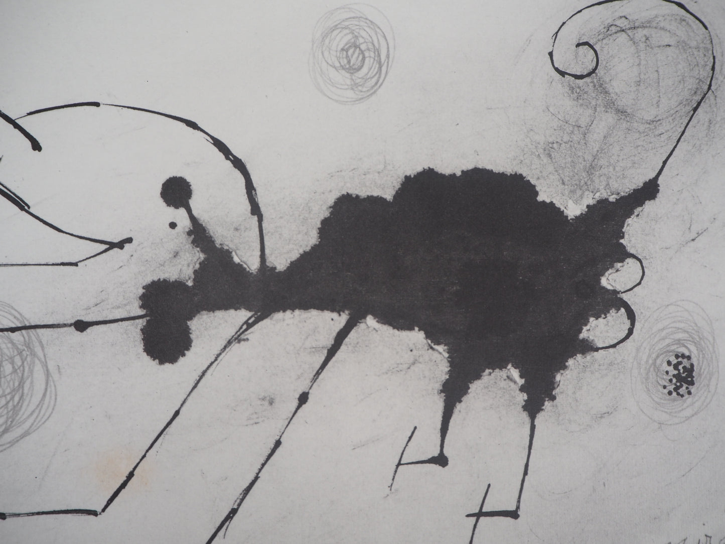 Joan MIRO : Chien surréaliste - Lithographie signée