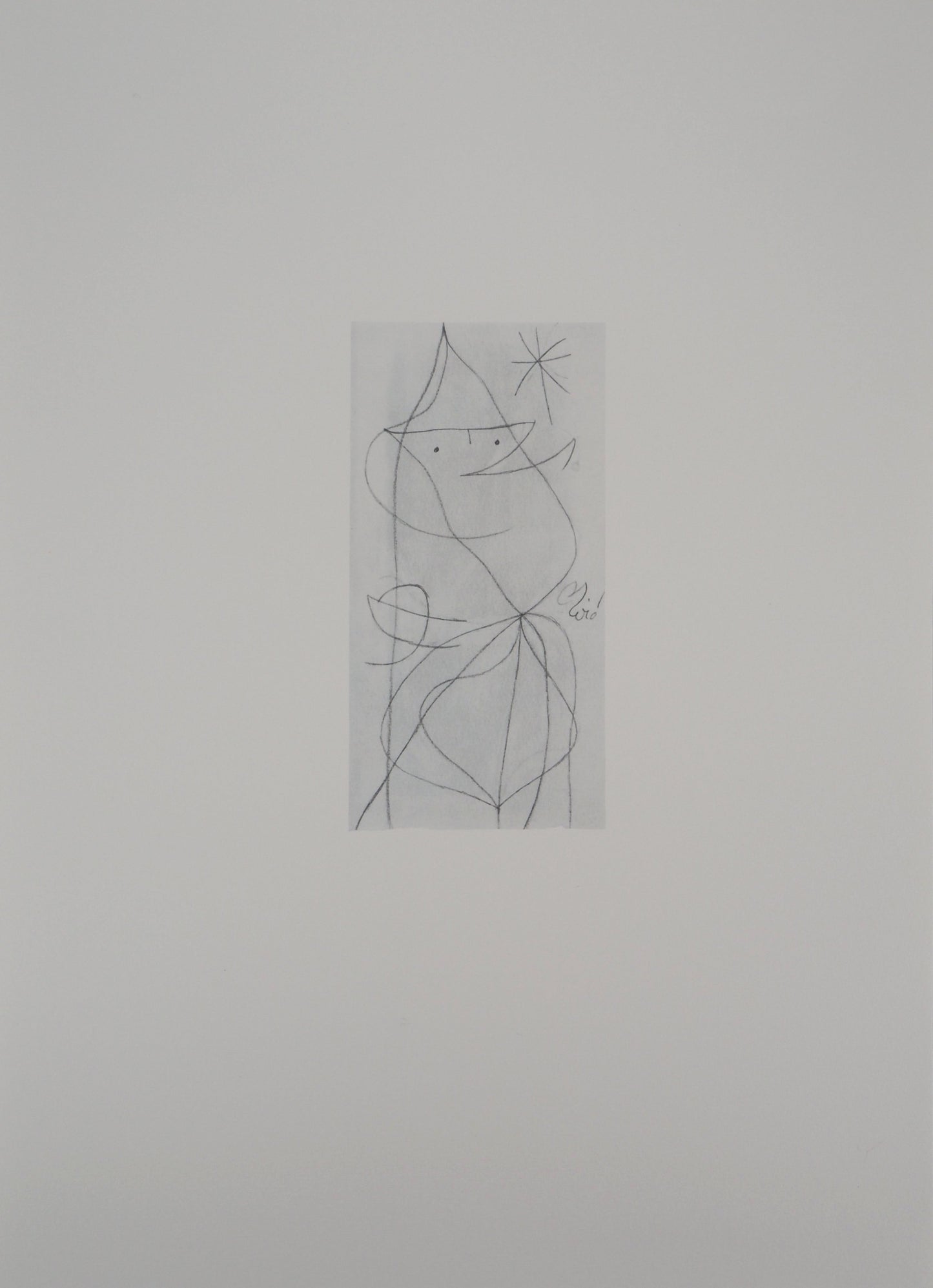 Joan MIRO : Femme étoilée - Lithographie signée
