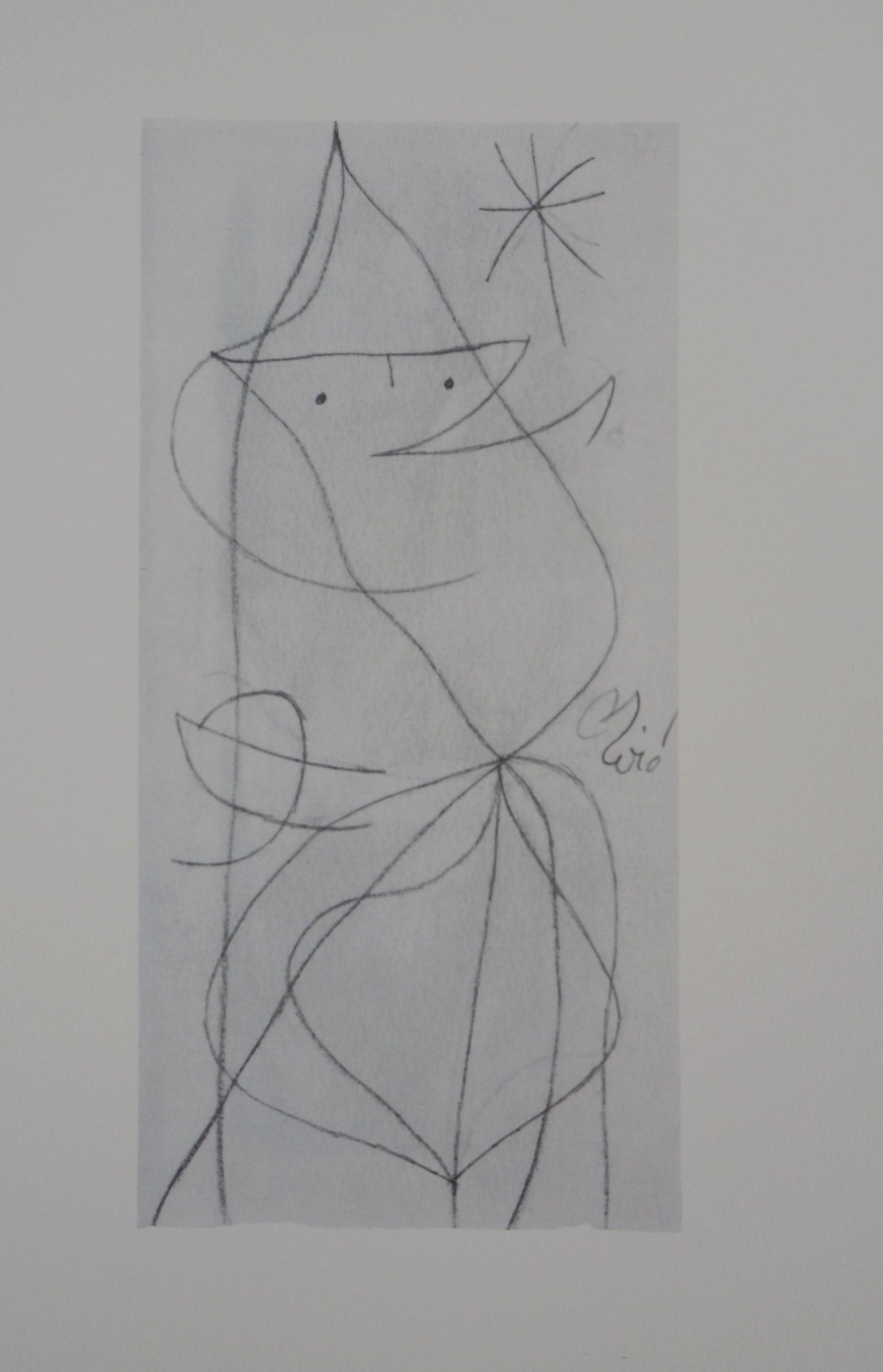 Joan MIRO : Femme étoilée - Lithographie signée
