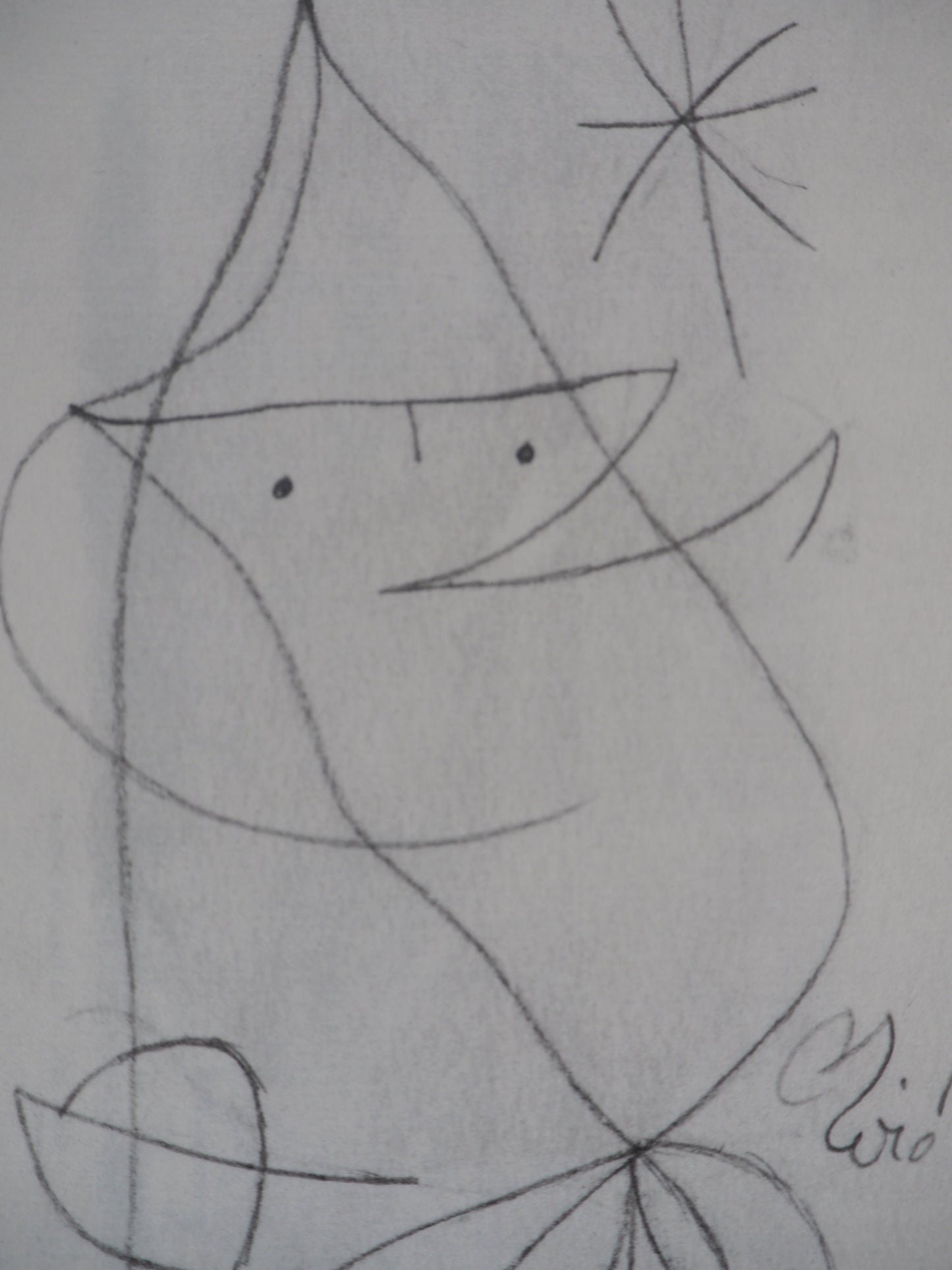 Joan MIRO : Femme étoilée - Lithographie signée