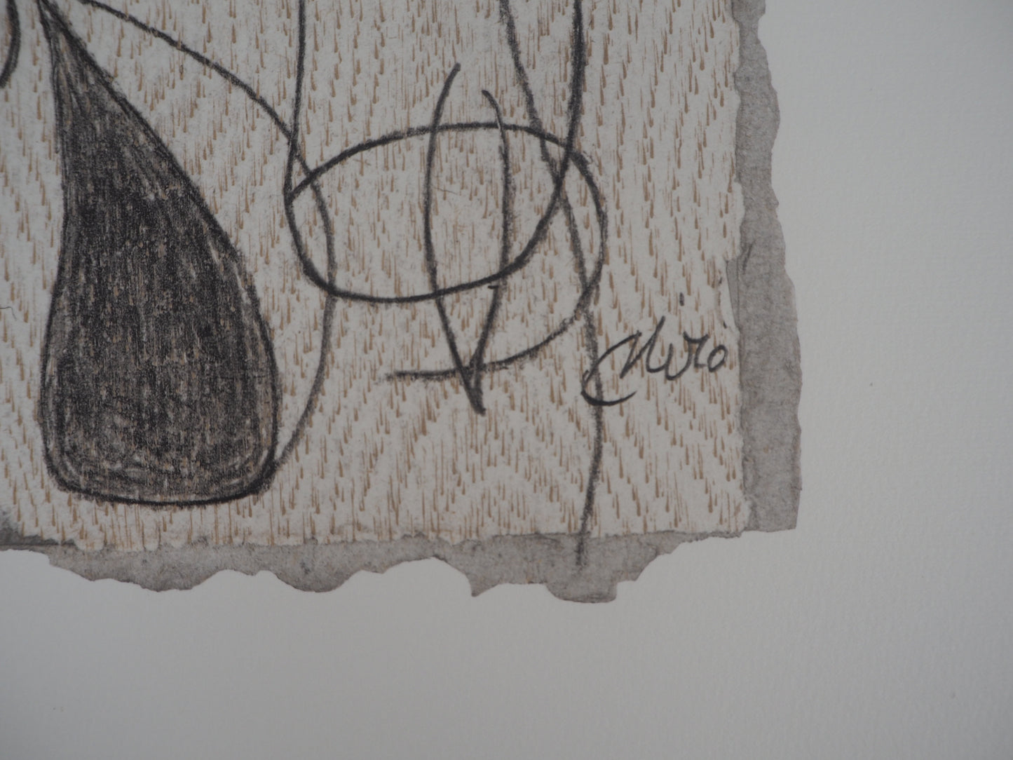 Joan MIRO : Femme surréaliste - Lithographie signée