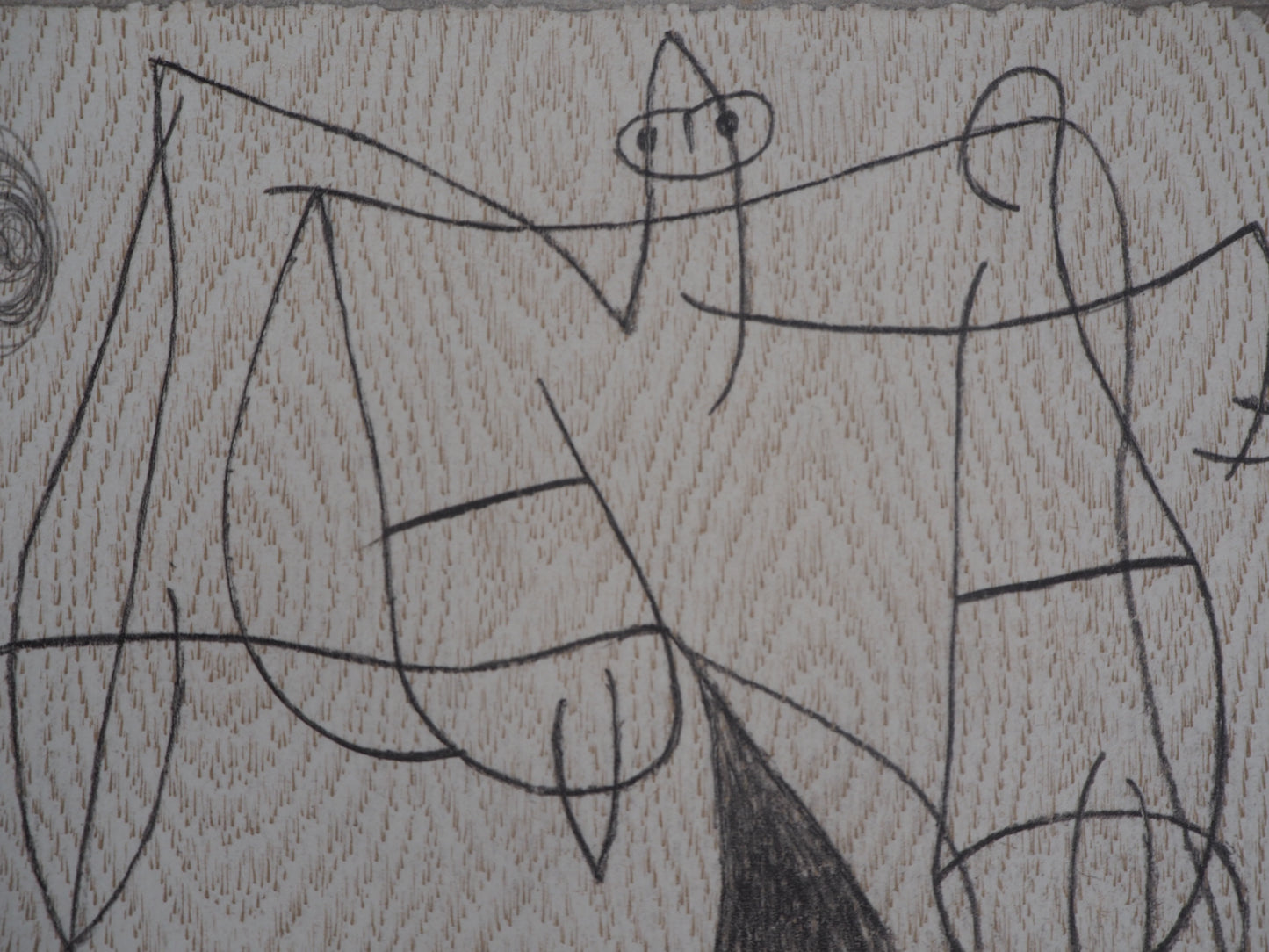 Joan MIRO : Femme surréaliste - Lithographie signée