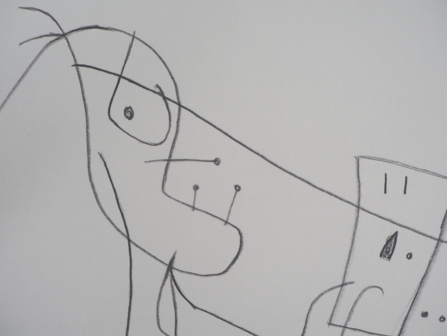 Joan MIRO : L'artiste au travail - Lithographie signée