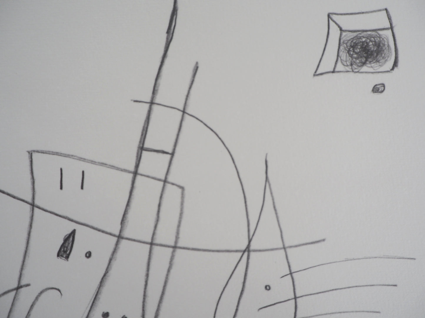 Joan MIRO : L'artiste au travail - Lithographie signée