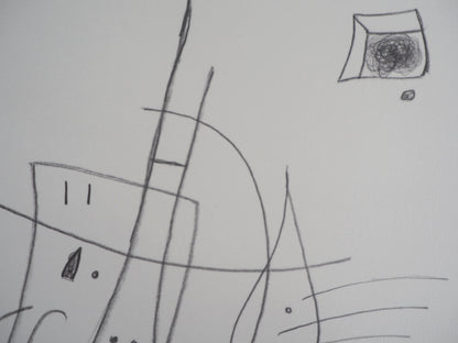 Joan MIRO : L'artiste au travail - Lithographie signée