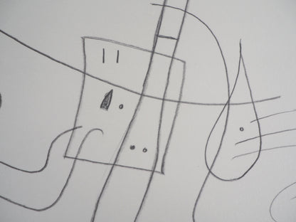 Joan MIRO : L'artiste au travail - Lithographie signée