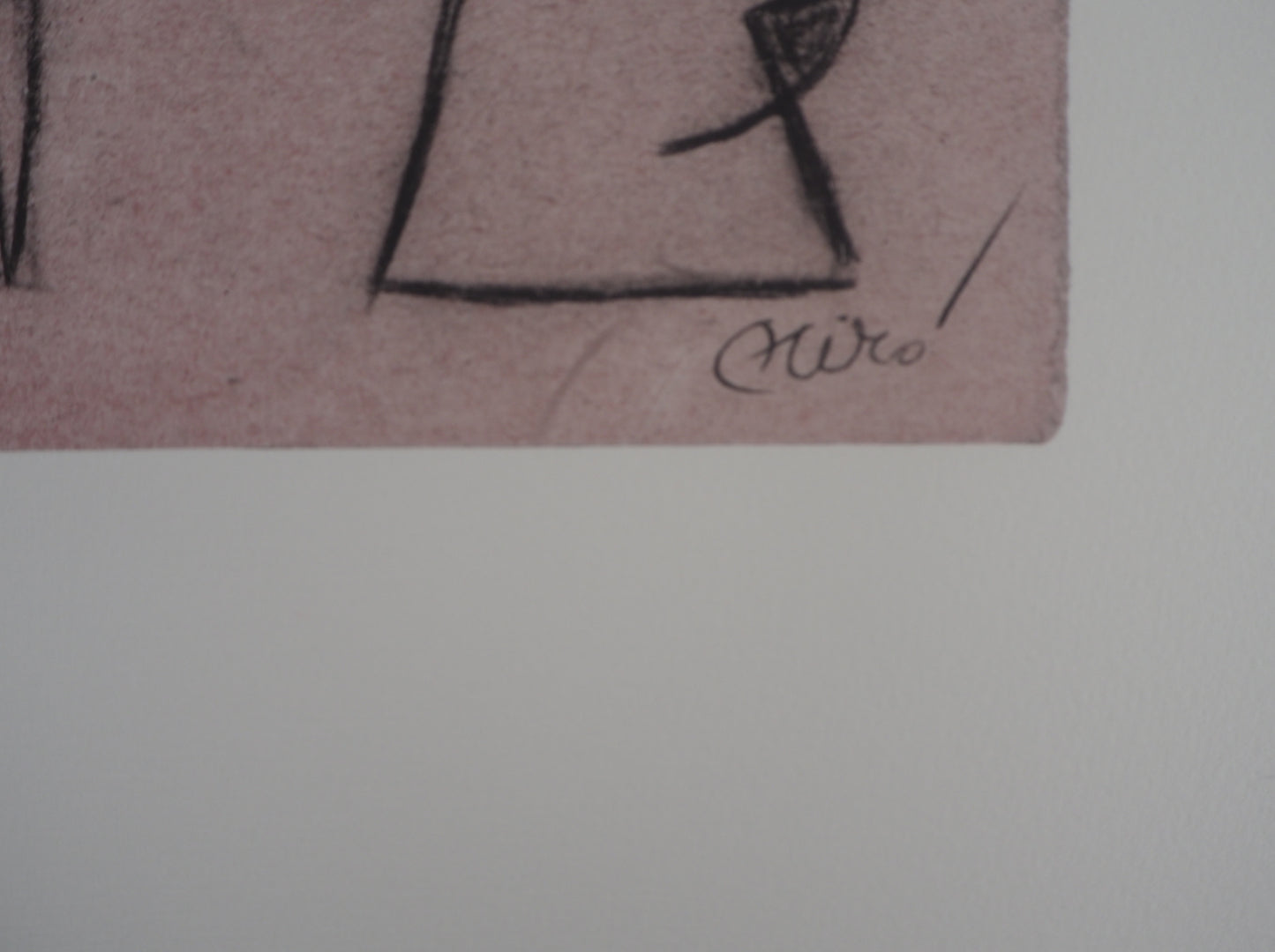 Joan MIRO : Personnage surréaliste - Lithographie signée