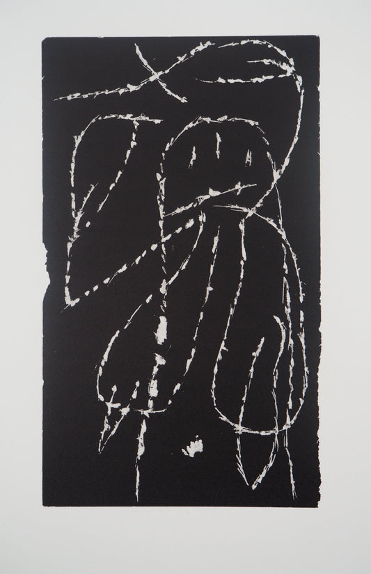 Joan MIRO : Personnage surréaliste - Lithographie