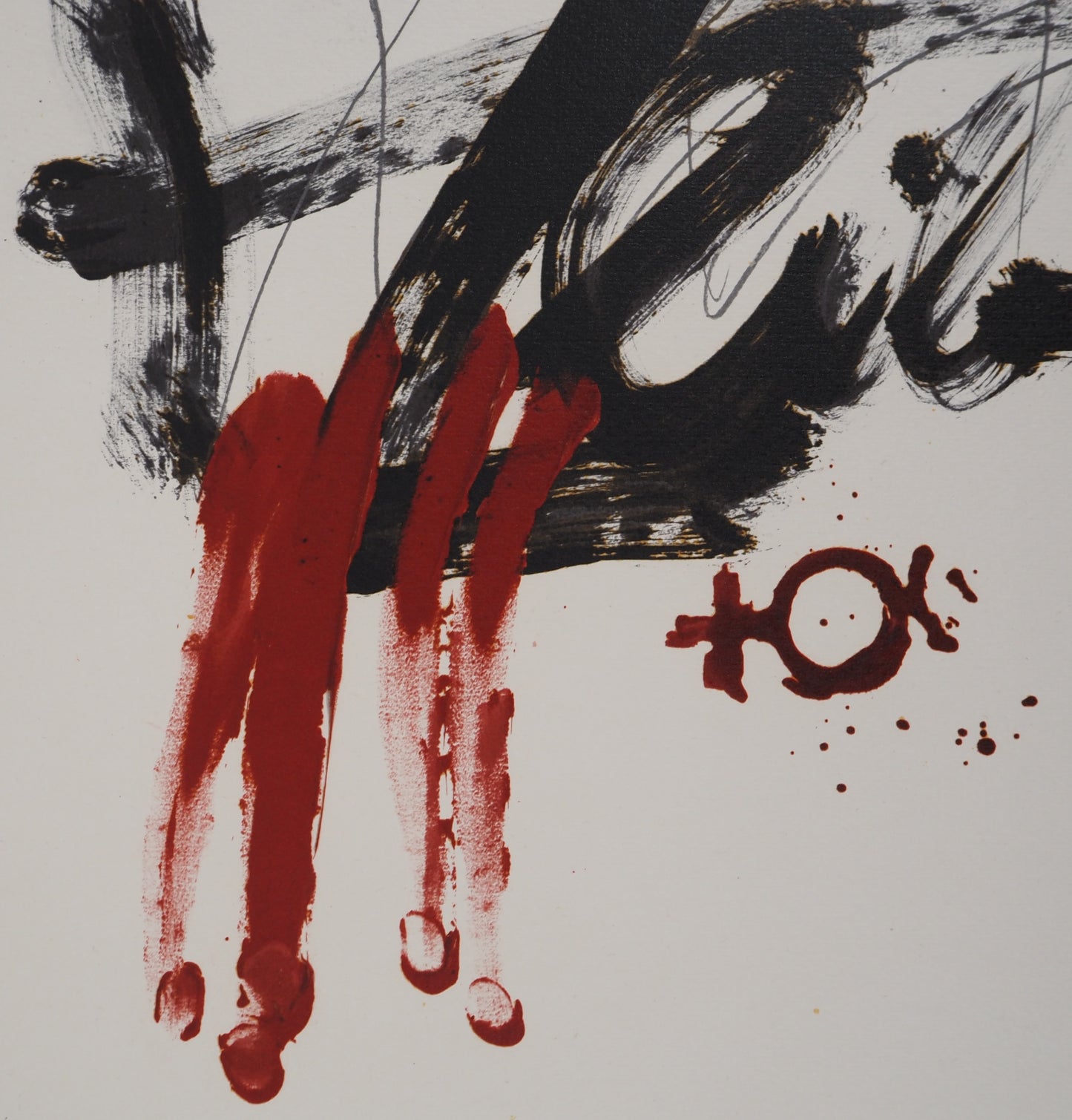 Antoni TAPIES : Liberté - Lithographie signée