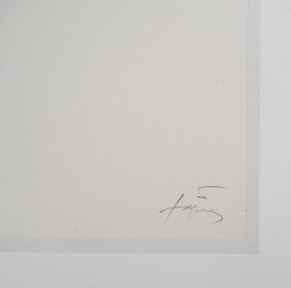 Antoni TAPIES : Liberté - Lithographie signée
