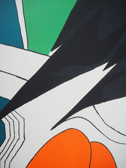 Joan GARDY ARTIGAS : Composition abstraite - Lithographie originale signée