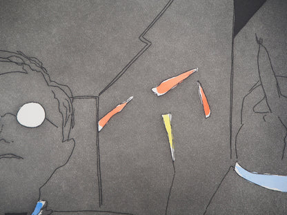 Joan GARDY ARTIGAS : Le peintre aveugle - Gravure originale signée