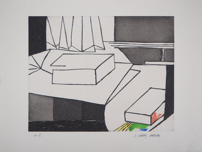 Joan GARDY ARTIGAS : Nature morte - Gravure originale signée