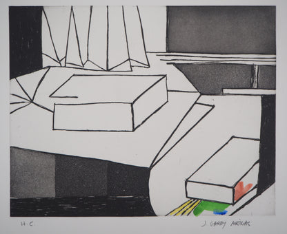 Joan GARDY ARTIGAS : Nature morte - Gravure originale signée