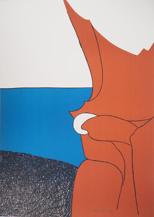 Joan GARDY ARTIGAS : Falaise - Lithographie originale signée