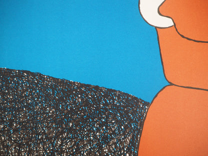 Joan GARDY ARTIGAS : Falaise - Lithographie originale signée