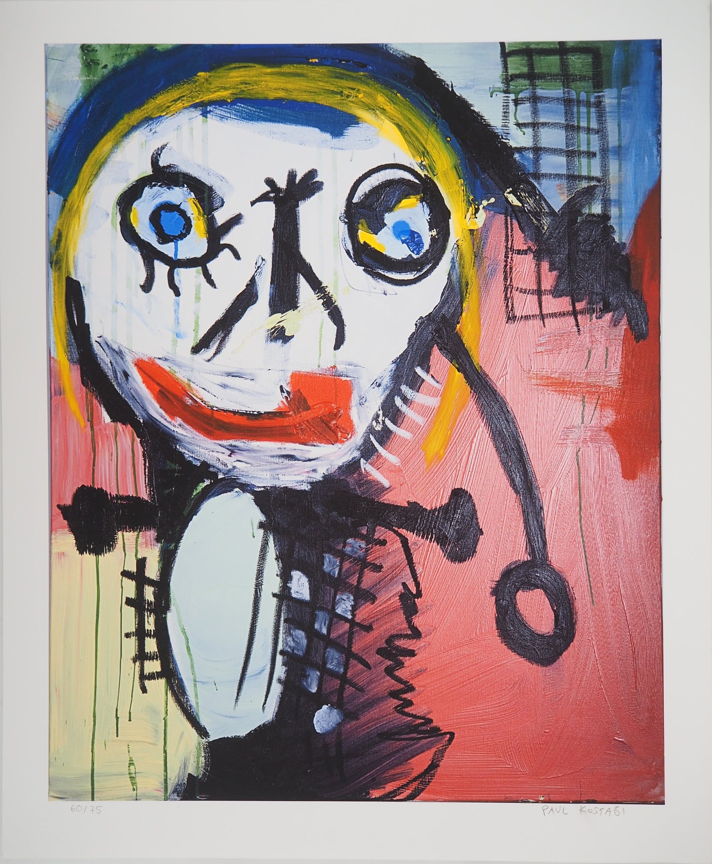 Paul KOSTABI : Petite fille blonde - Giclée originale signée