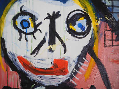Paul KOSTABI : Petite fille blonde - Giclée originale signée