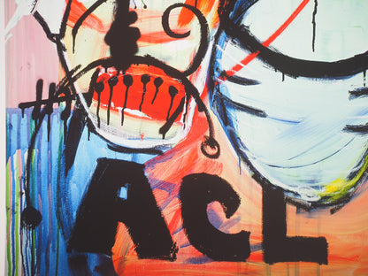 Paul KOSTABI : Homme à la moustache - Giclée originale signée