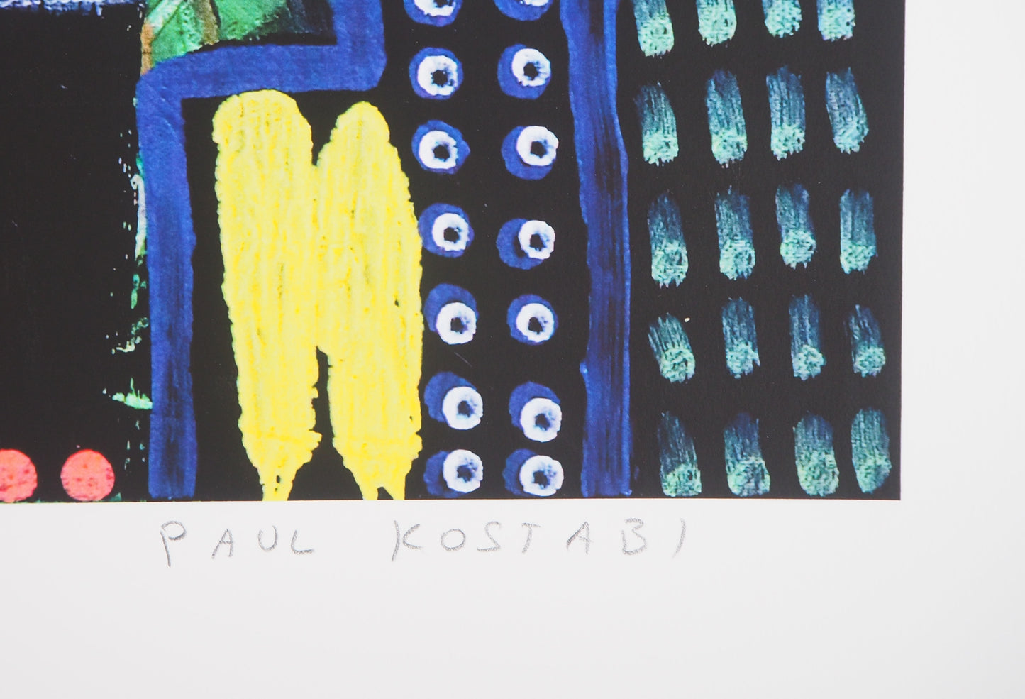 Paul KOSTABI : Monstre destructeur - Giclée originale signée