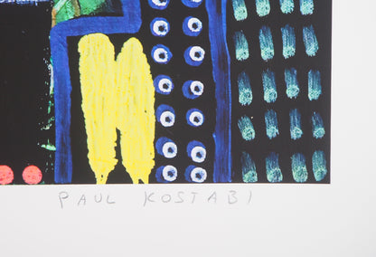 Paul KOSTABI : Monstre destructeur - Giclée originale signée