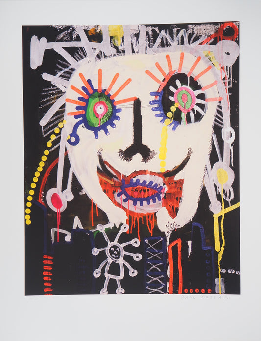 Paul KOSTABI : La grande évasion - Giclée originale signée
