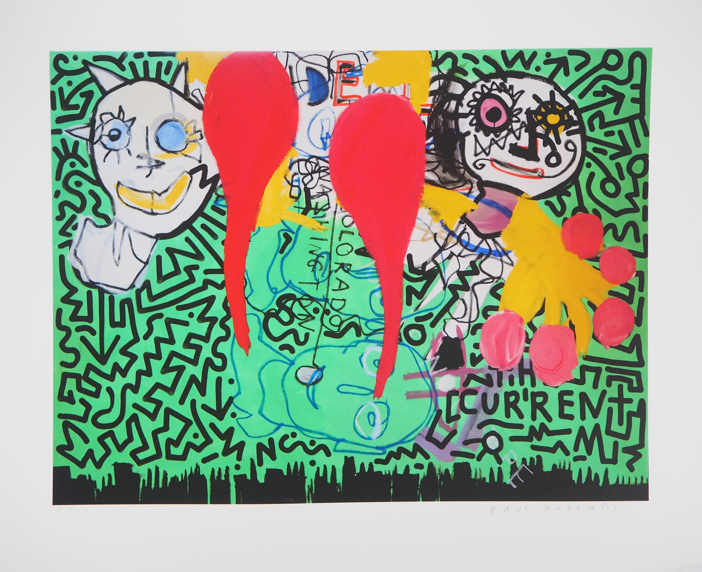 Paul KOSTABI : Neurotypique - Giclée originale signée