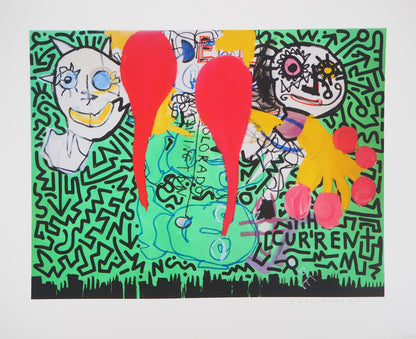 Paul KOSTABI : Neurotypique - Giclée originale signée