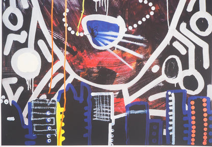 Paul KOSTABI : Homme en folie - Giclée originale signée