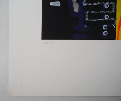 Paul KOSTABI : Homme en folie - Giclée originale signée