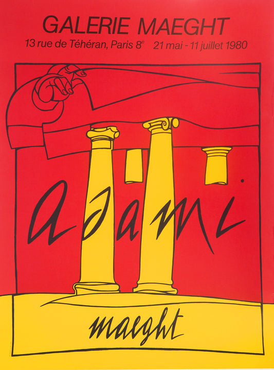Valerio ADAMI : Histoire lointaine - Lithographie originale signée