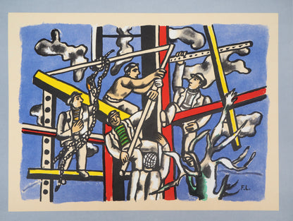 Fernand LEGER : Les Constructeurs - Lithographie signée