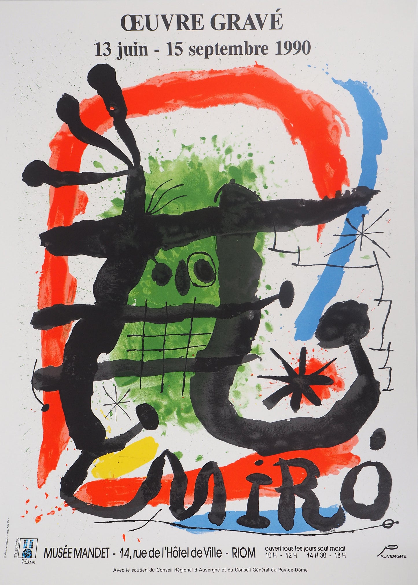 Joan MIRO : Oeuvre gravé - Lithographie signée