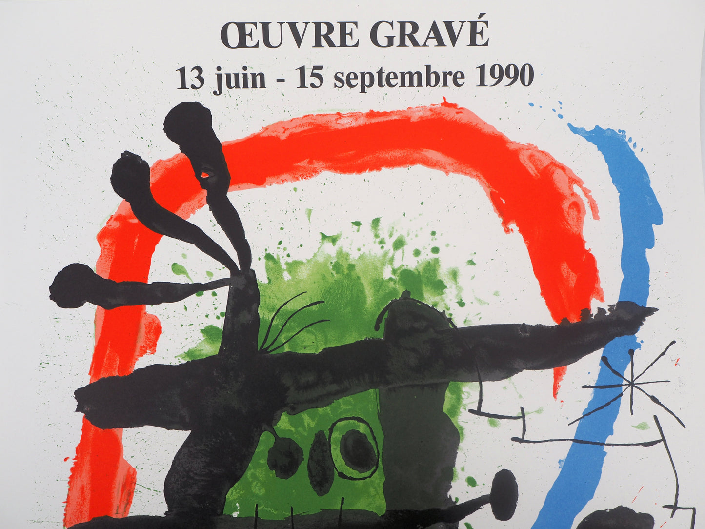 Joan MIRO : Oeuvre gravé - Lithographie signée