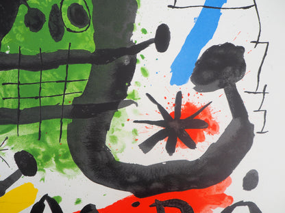 Joan MIRO : Oeuvre gravé - Lithographie signée