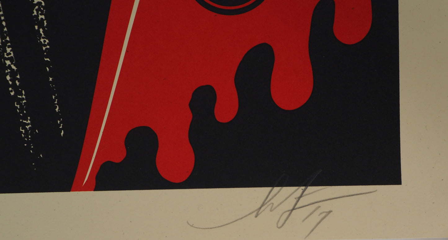 Shepard FAIREY (OBEY) : MISFITS 40TH Crypth - Lithographie originale signée