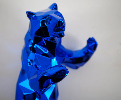 Richard ORLINSKI : Standing Bear (Blue edition) - Sculpture originale