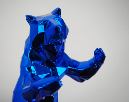 Richard ORLINSKI : Standing Bear (Blue edition) - Sculpture originale