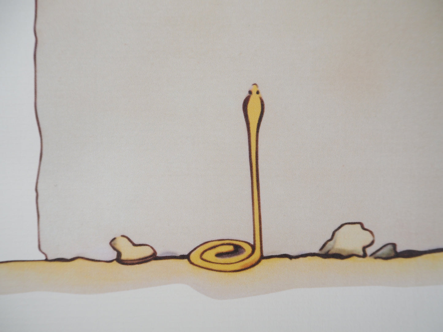 Antoine DE SAINT EXUPERY : Le Petit Prince et la tentation du serpent - Lithographie
