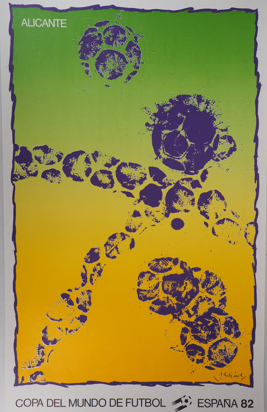 Pierre ALECHINSKY : Alicante - Lithographie originale signée