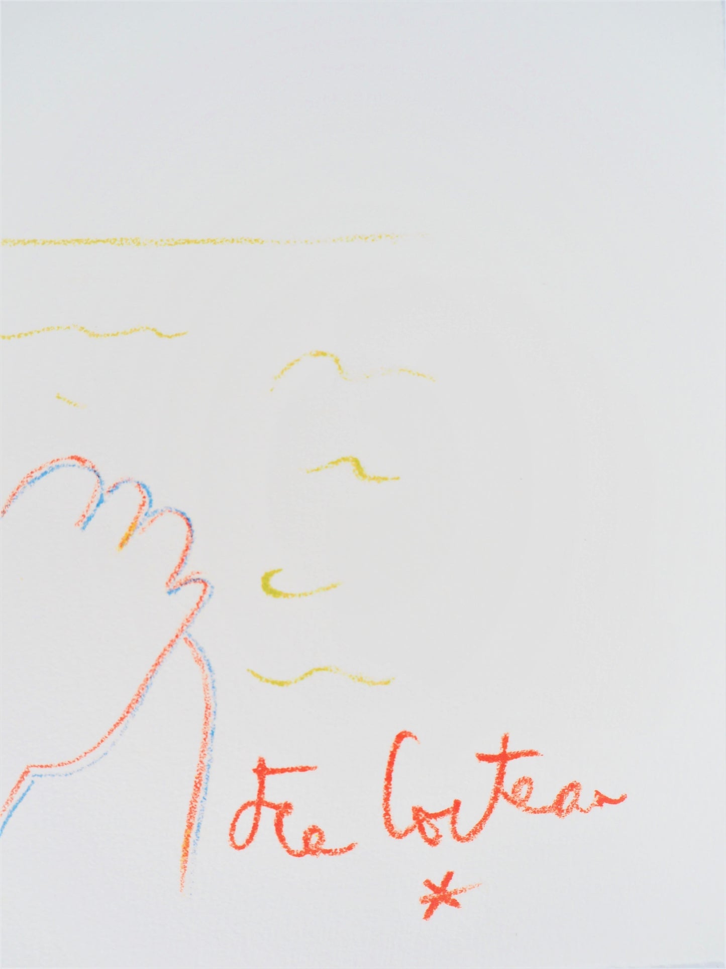 Jean COCTEAU : Faune au soleil - Lithographie signée