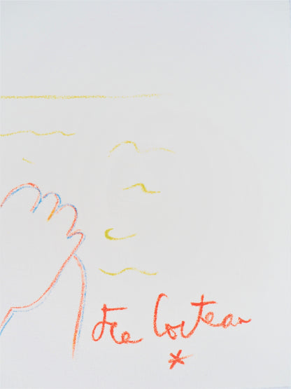Jean COCTEAU : Faune au soleil - Lithographie signée