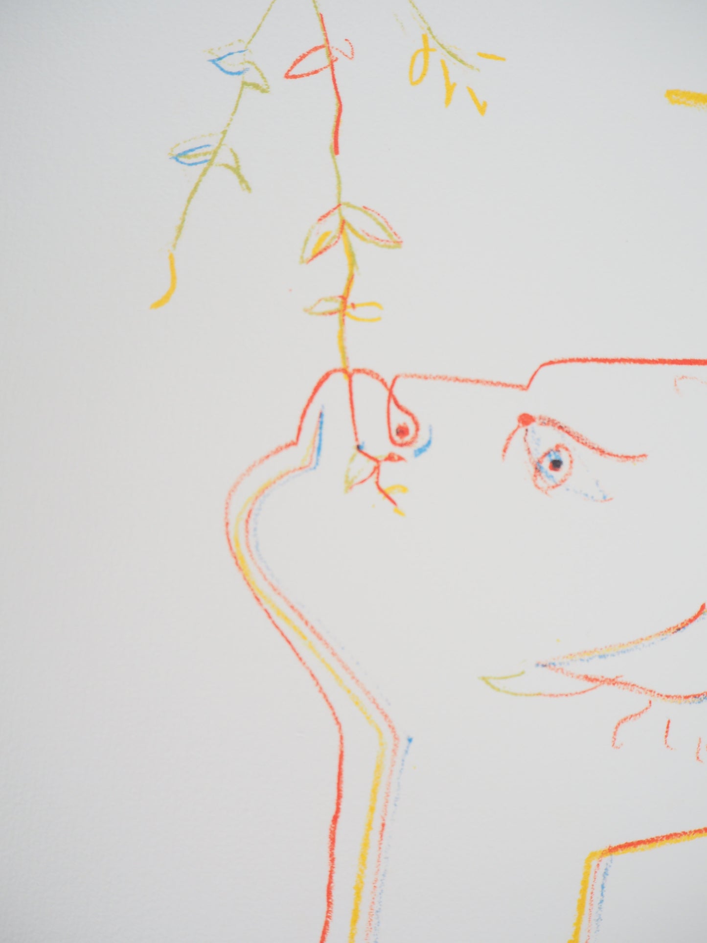 Jean COCTEAU : Faune au soleil - Lithographie signée