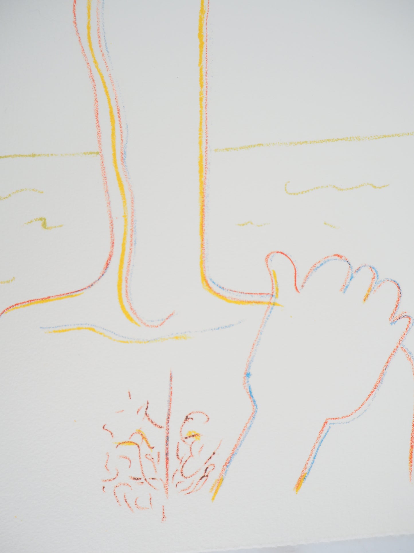Jean COCTEAU : Faune au soleil - Lithographie signée