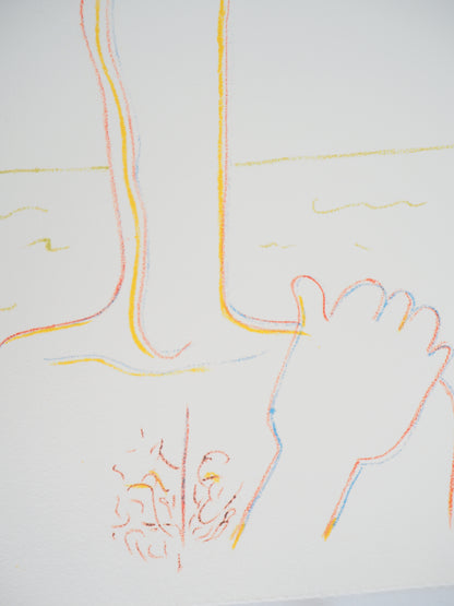 Jean COCTEAU : Faune au soleil - Lithographie signée