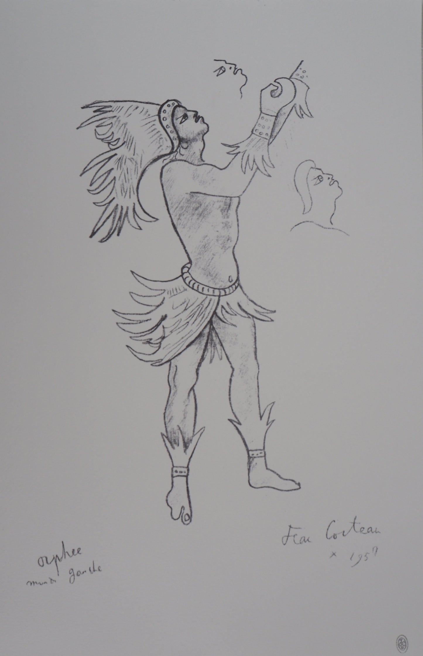 Jean COCTEAU : Orphée - Lithographie signée